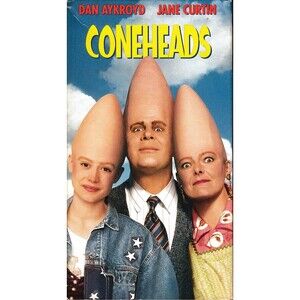 Coneheads VHS 1993 Comedy Movie Dan Aykroyd Jane Curtin Paramount Pictures